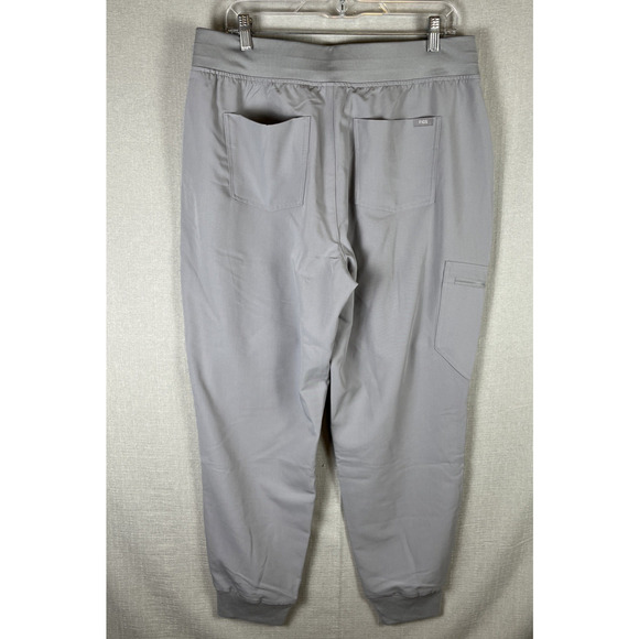 Figs Zamora Jogger Scrub Pants Womens XL High Waisted Light Gray W22SW2012 - Picture 7 of 9